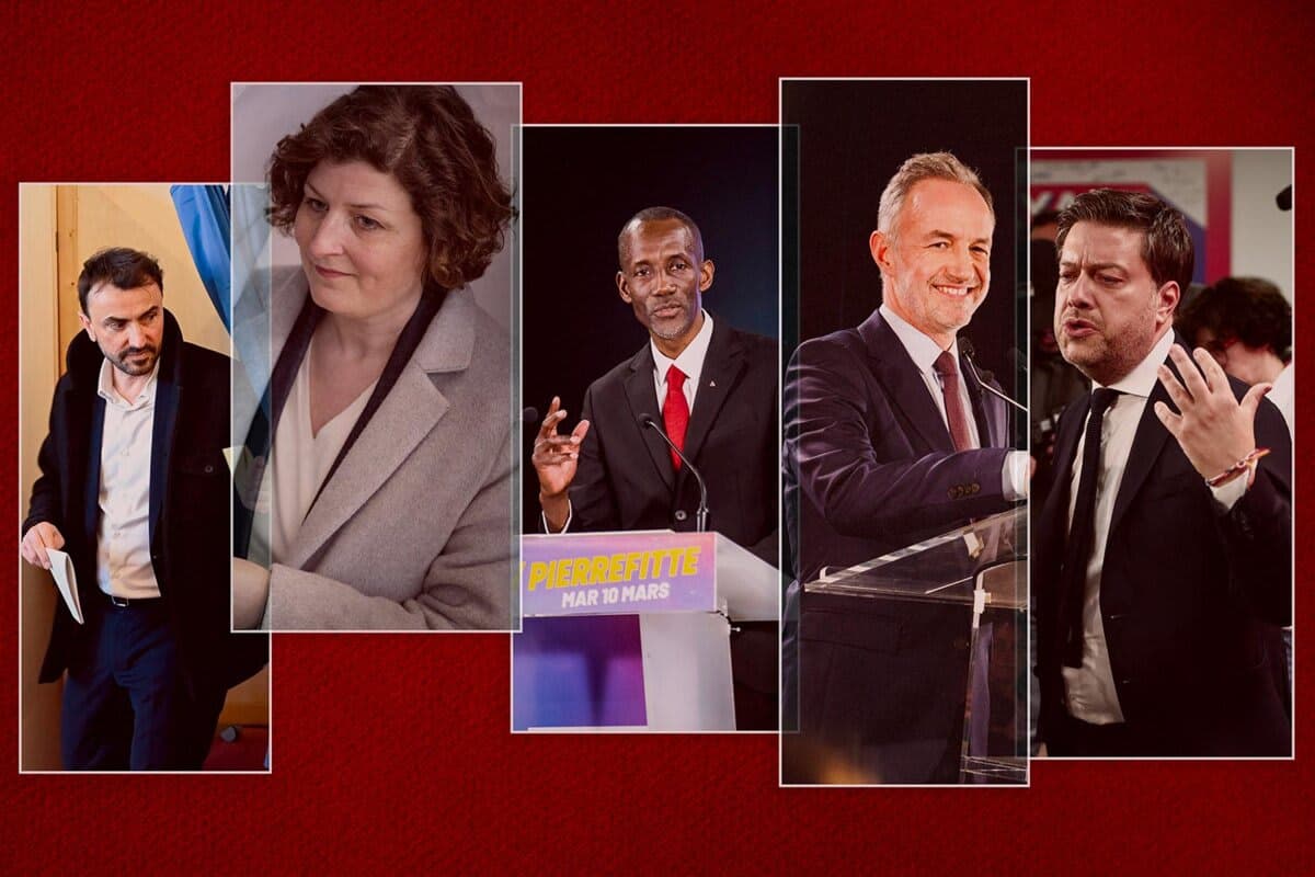 Bureau de vote avec isoloirs